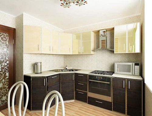 Дизайн кухни 9 кв м фото: с балконом, интерьер квадратой кухни, проекты, варианты планировки, ремонт и отделка угловой кухни
