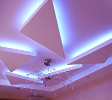 Потолок из гипсокартона своими руками: в кухне, в спальне, в зале - дизайн и монтаж
