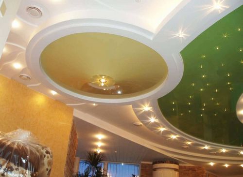 Многоуровневые потолки из гипсокартона фото: с подсветкой, парящий своими руками, трехуровневые и ярусные, многоярусные