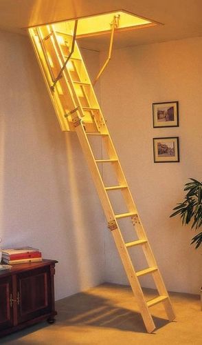 Раскладная лестница на чердак: люк своими руками, чертежи с электроприводом, видео, размеры деревянных и металлических
