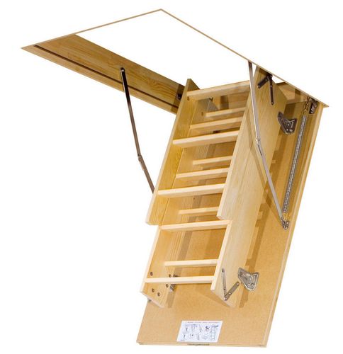 Раскладная лестница на чердак: люк своими руками, чертежи с электроприводом, видео, размеры деревянных и металлических