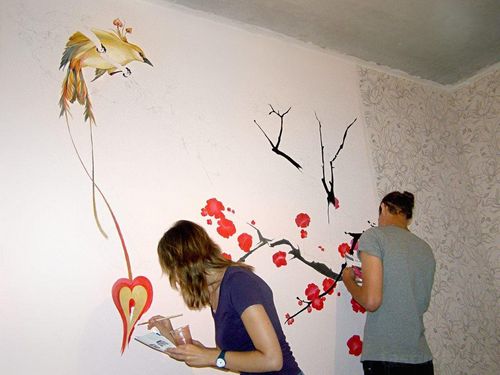 Роспись стен в детской: своими руками рисунки, что нарисовать и как в комнате, картины, оформление в интерьере, идеи и эскизы