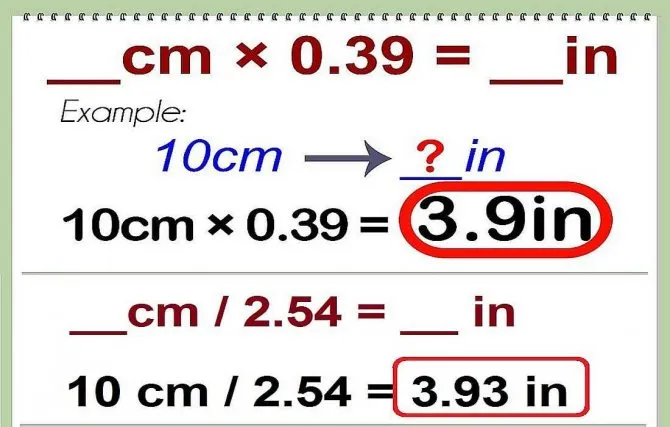 Перевести дюймы в сантиметры онлайн: сколько сантиметров в дюйме таблицы
