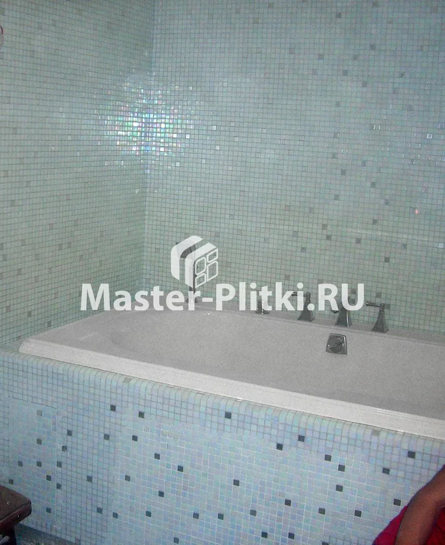 отделка ванной мозаикой