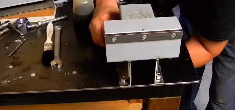 Сверление отверстий для установки неподвижной части