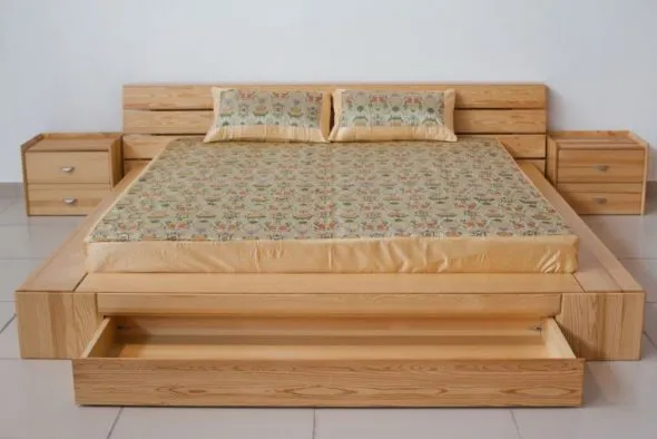 Недорогая самодельная кровать