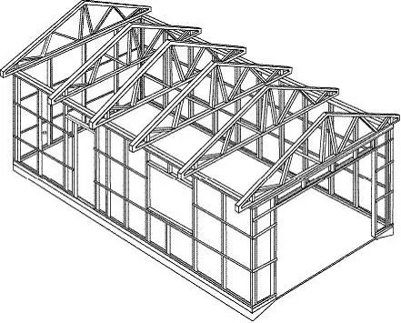 Обвязка каркасного гаража