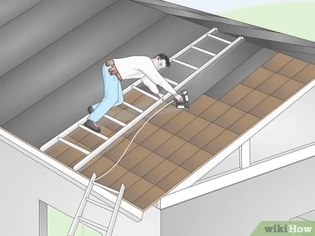 Image titled Build a Roof Step 17