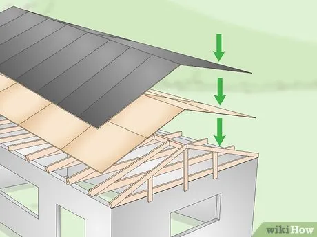 Image titled Build a Roof Step 9