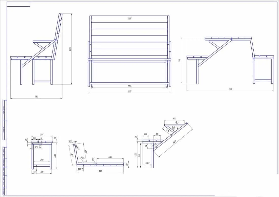 Подготовка материалов для изготовления скамейки | Скамейка из профильной трубы своими руками