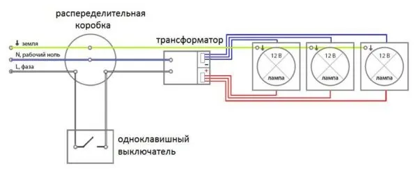 Последовательное подключение светодиодных светильников