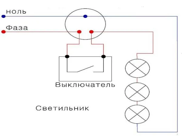 Последовательное подключение светодиодных светильников