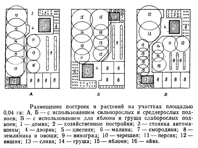 Планировка участка