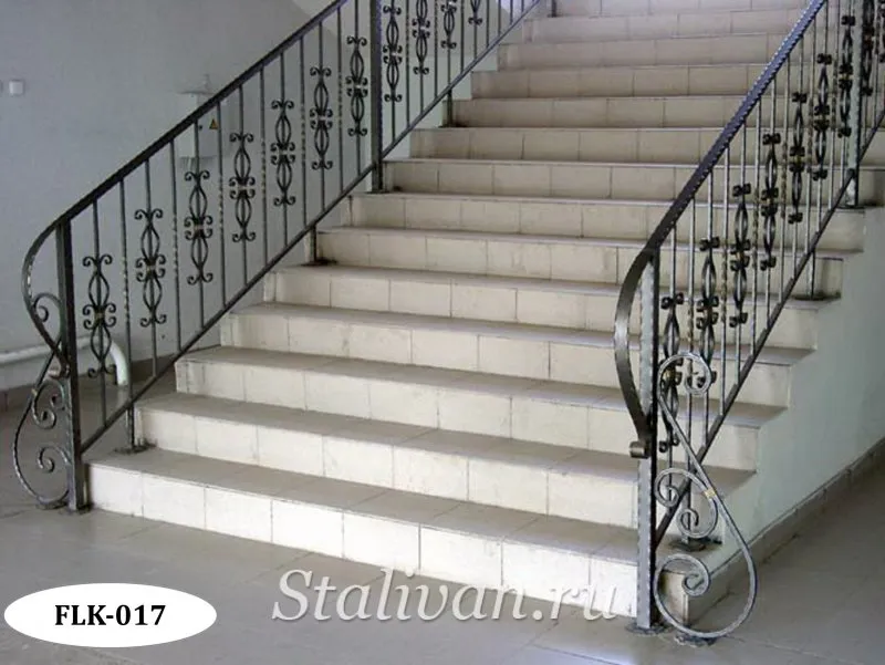 Кованые ограждения лестниц