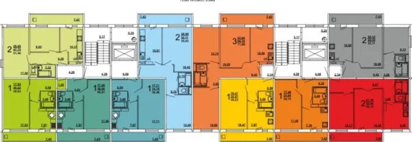 Планировка квартир в домах серии I-464Д