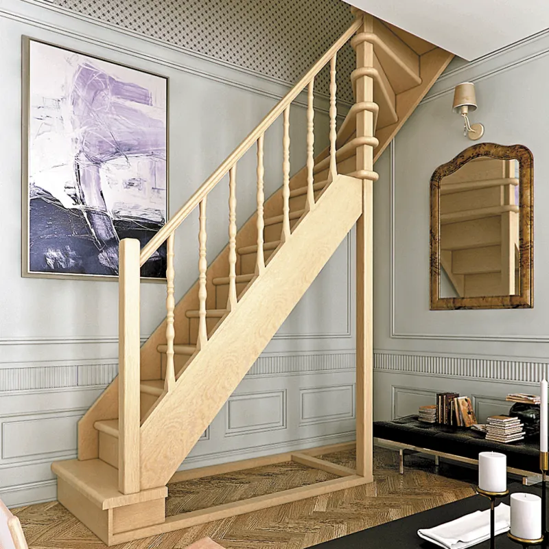 Лестница межэтажная деревянная