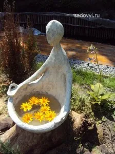 как сделать садовую скульптуру из бетона своими руками