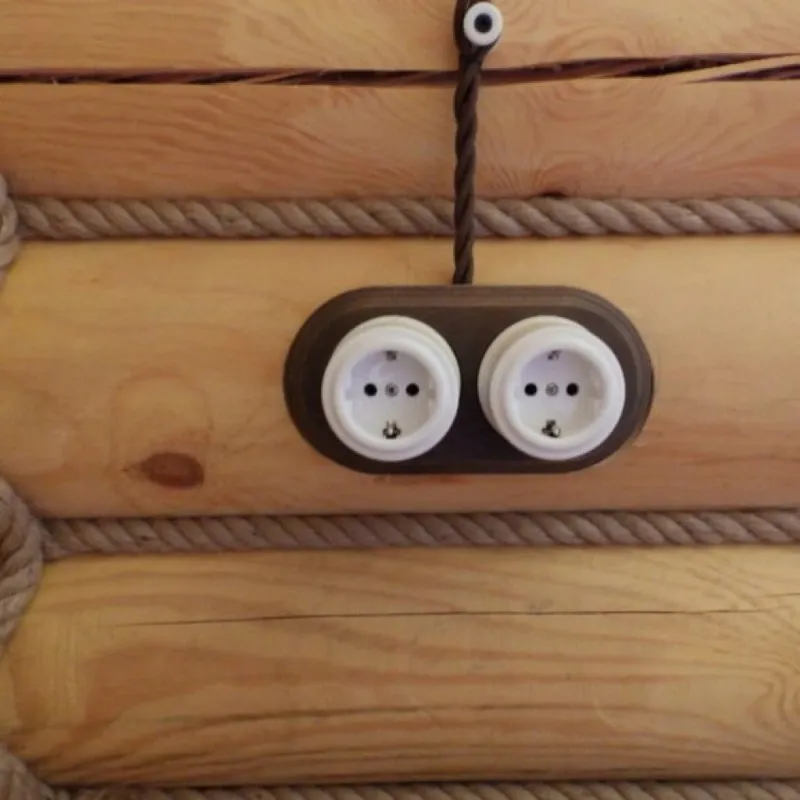 Электрика в деревянном доме
