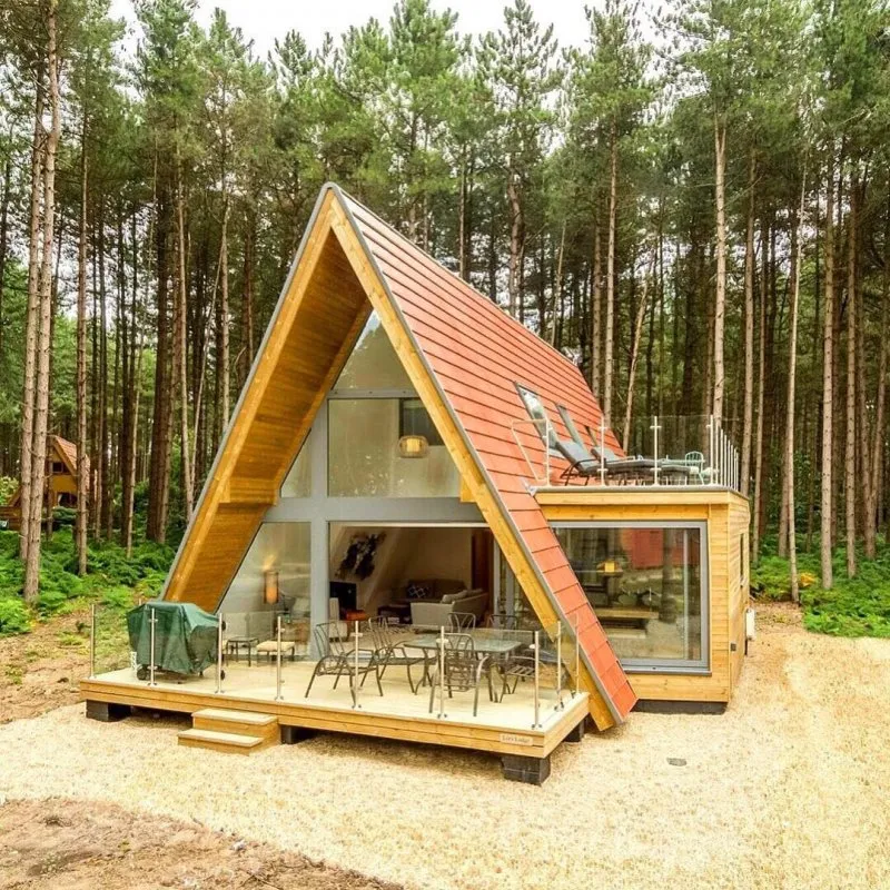 А-образный дом. A-frame. Дом шалаш.