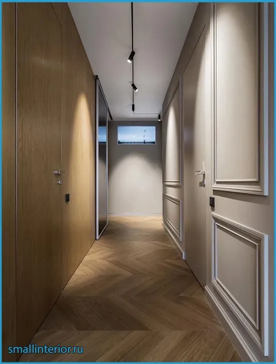 освещение коридора в квартире с натяжными потолками