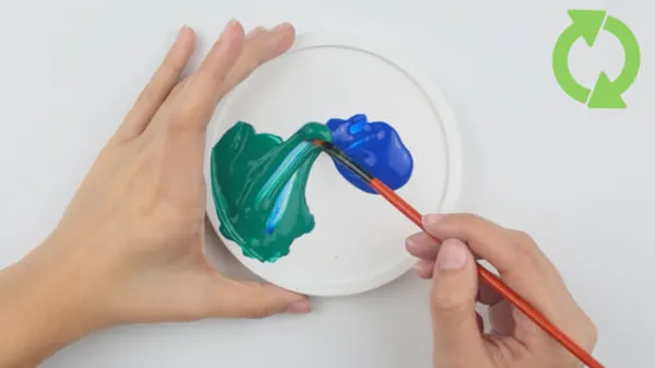 Как сделать бирюзовый цвет из акриловых красок, гуаши, акварель, карандашей
