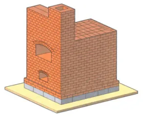 Схема русской печи с лежанкой