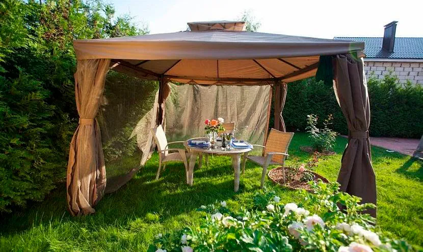 Садовые шатры для дачи: особенности, правила выбора, лучшие модели