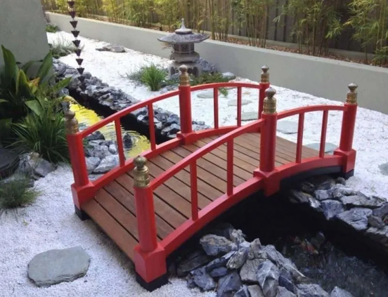 Садовый мостик из профильной трубы 10 метров