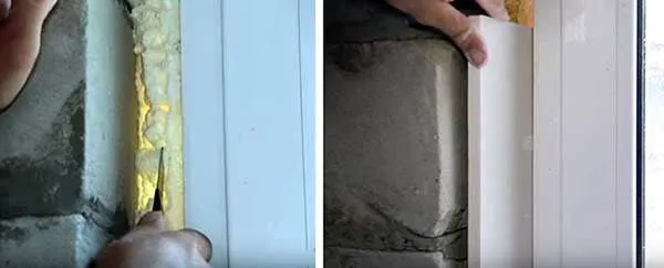 Как сделать откосы из гипсокартона в деревянном доме видео
