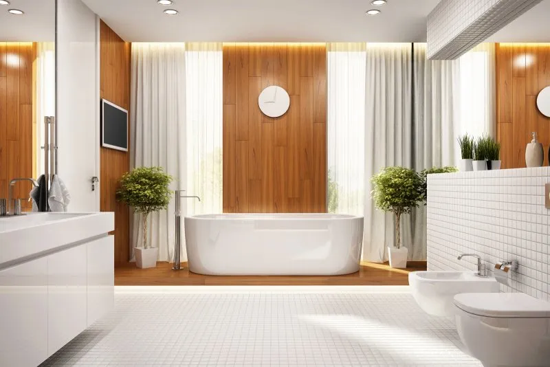 Панели для ванной (обзор новинок): примеры отделки и монтажа, фото, современные варианты оформления