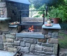 Outdoor Bbq, Outdoor Fire Pit, Outdoor Decor, Modern Outdoor, Outdoor Projects, Backyard Barbeque, Backyard Fire