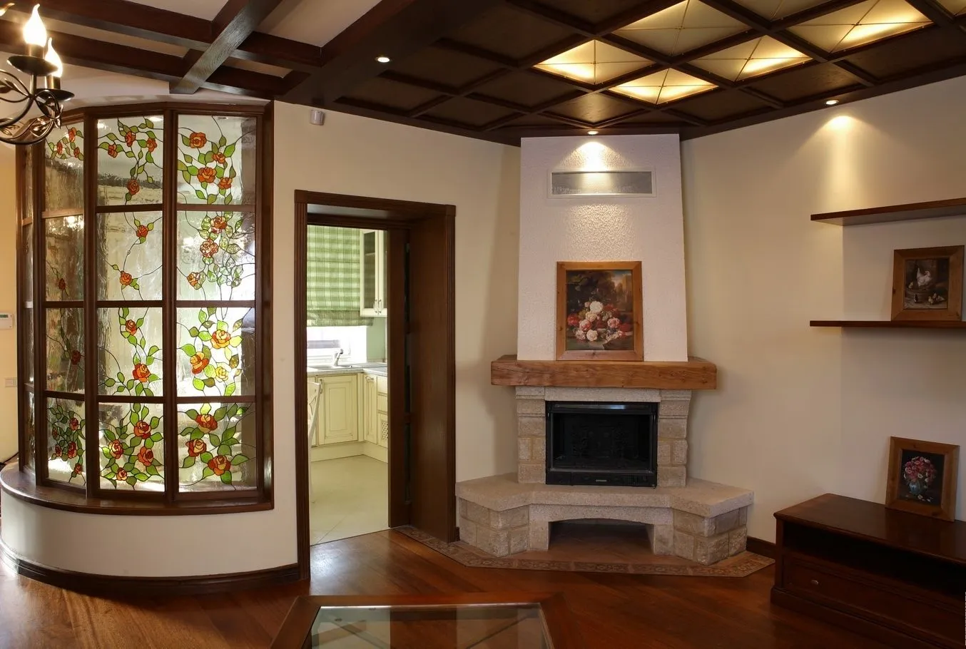 Электрокамин с телевизором в интерьере: топ идей