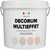 Декоративное Покрытие Vincent Decorum Multieffet D2 18кг Фактурное для Внутренних Работ, Белый / Винсент Декорум Мультиэффект Д-2