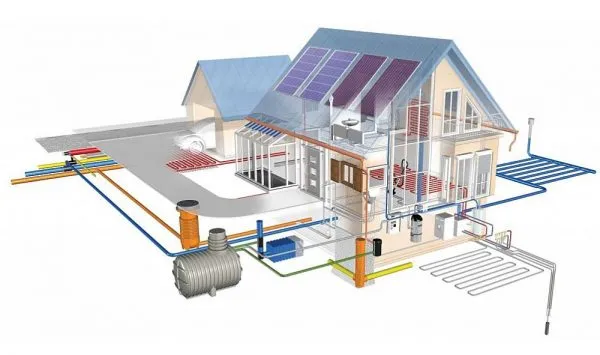 Прокладка коммуникаций под домом