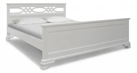 Кровать двуспальная Майорита белый