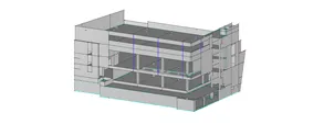 Компонент A центра деревни в программе RFEM (© Dipl.-Ing.Rainer Zangerle)