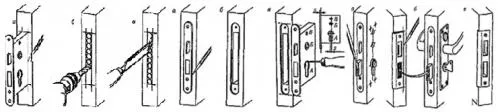 Замок в межкомнатную дверь: как правильно его врезать самому?