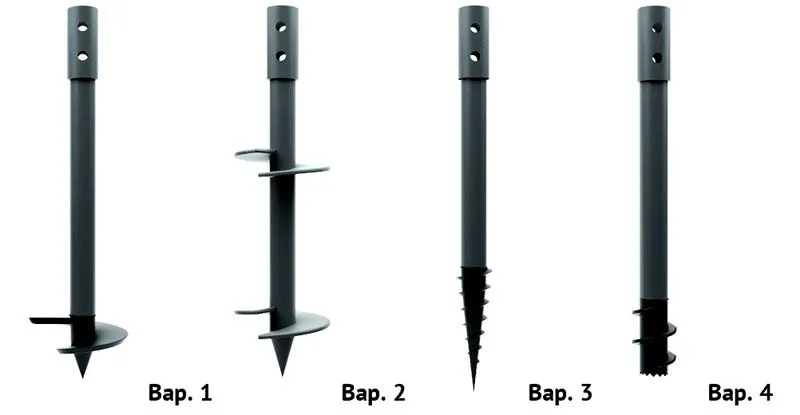 Для разных грунтов профильные производители предлагают соответствующие модификации