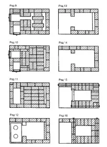 Порядовка русской печи Экономка 9-16 ряды