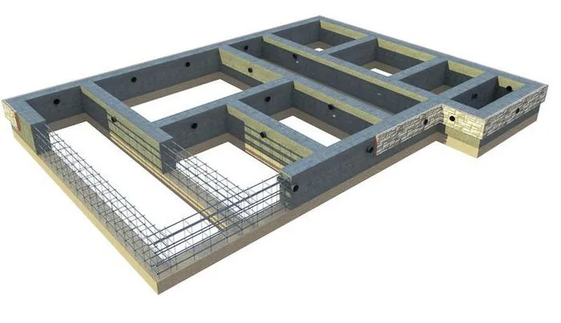 Пример армирования фундамента