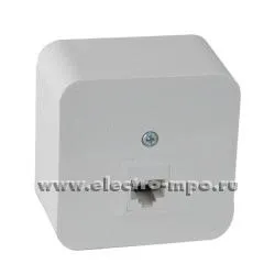 Ю4526. Розетка Blanca BLNIA045001 компьютерная о/п белая (Schneider Electric)