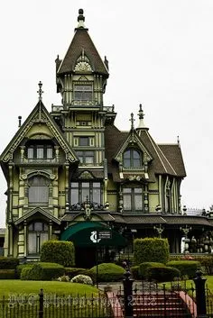 Architecture House, Design Exterior, House Exterior, Carson Mansion, Old Mansion