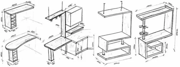 Как сделать барную стойку для кухни своими руками с чертежами и схемами изготовления