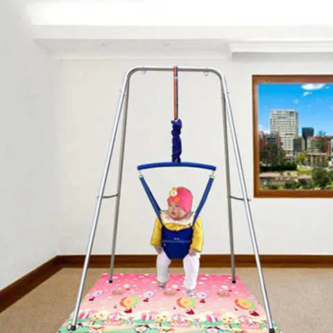 Детский подвесной прыгающий стул, регулируемые детские качели, прыгающее сиденье, уличные спортивные сенсорные тренировочные игрушки для ...