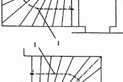 Метод пропорций для расчета размеров забежных ступеней