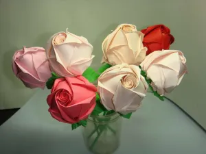 как сделать из бумаги цветок розу