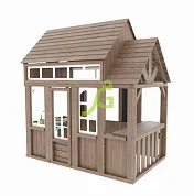 детский деревянный домик igragrad коттедж 1