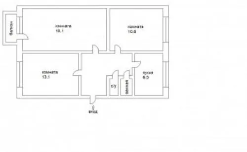 Планировка трехкомнатной квартиры хрущевки. Планировка трехкомнатной хрущевки