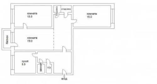 Планировка трехкомнатной квартиры хрущевки. Планировка трехкомнатной хрущевки