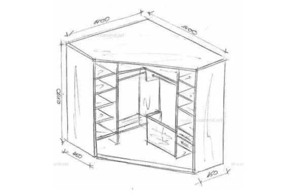 С чего начинать сборку углового шкафа